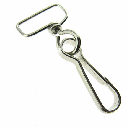 Metal Dog Hooks 30mm 10pcs For Dog Leads and Attaching Straps to Bags - ThreadandTrimmings