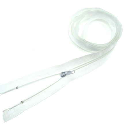 Extra Long Sleeping Bag Zip - 140cm 55" Cosy-Toes Buggy Cover Nylon Open End Zip - ThreadandTrimmings