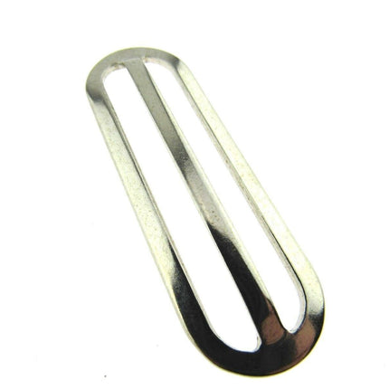Strong Solid Metal Slider 50mm, 63mm & 75mm to Adjust Shoulder Strap Length CX46 - ThreadandTrimmings
