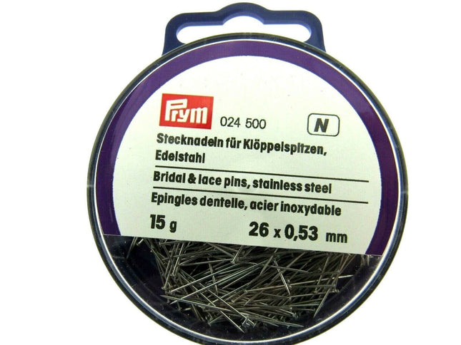 Sewing Pins by Prym - Bridal, Lace, Quilting and Sequin Speciality Pins by Prym - ThreadandTrimmings