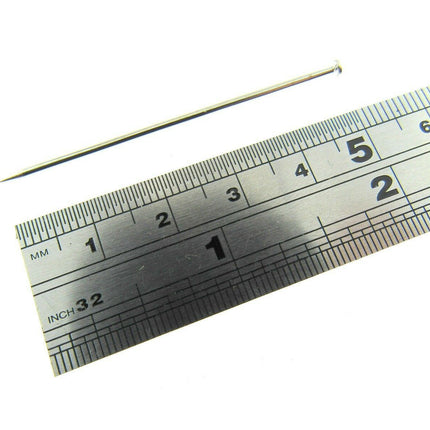 Large Nickel Plated Pins  Size 50mm or 2 " AMAZONA - Approx 1000 Pins -500 gram - ThreadandTrimmings