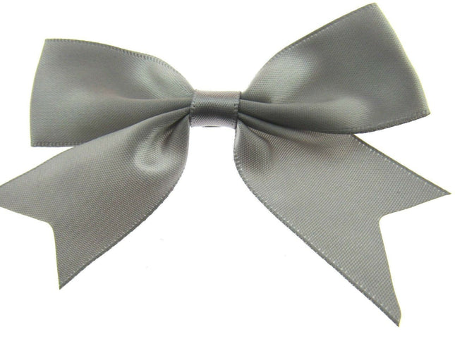Large Satin Ribbon Bows 8.5cm Wide Ideal for Wedding or Table Decorations - ThreadandTrimmings