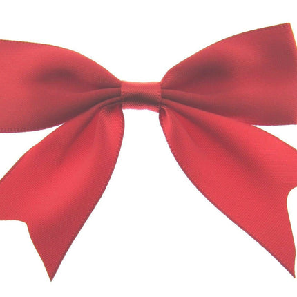 Large Satin Ribbon Bows 8.5cm Wide Ideal for Wedding or Table Decorations - ThreadandTrimmings