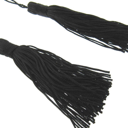 ** 100mm RAYON KEY TASSELS x 2 (MADE BY BRITISH TRIMMINGS) - ThreadandTrimmings