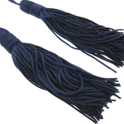 ** 100mm RAYON KEY TASSELS x 2 (MADE BY BRITISH TRIMMINGS) - ThreadandTrimmings