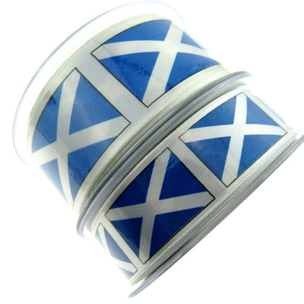 Flag Ribbon - Welsh Dragon, St George, St Andrews, Irish Tri by Berisfords - ThreadandTrimmings