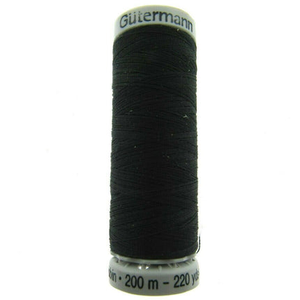 ** GUTERMANN SULKY BOBBIN EMBROIDERY THREAD 200m REELS BLACK or WHITE - ThreadandTrimmings