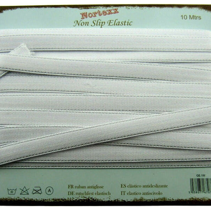 Non Slip Garment Elastic with Silicon Grip for BRA & LINGERIE SOLUTIONS 10mm - ThreadandTrimmings