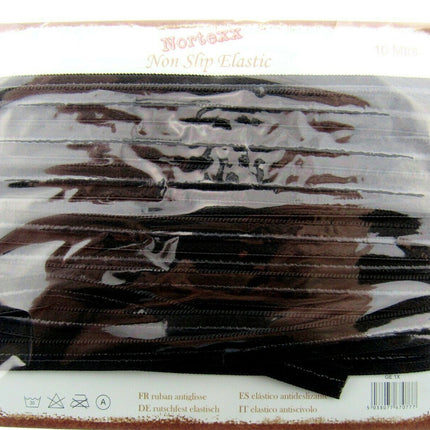 Non Slip Garment Elastic with Silicon Grip for BRA & LINGERIE SOLUTIONS 10mm - ThreadandTrimmings
