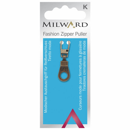 ZIPPER PULLERS by MILWARD FASHIONS (A COATS COMPANY) - ThreadandTrimmings