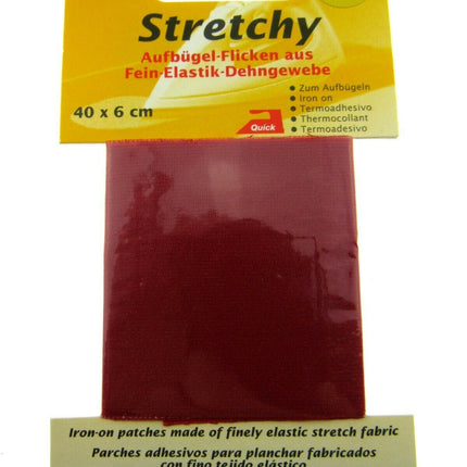 ** IRON-ON ELASTICATED STRETCHY PATCHES KLEIBER- (40cm x 6cm) - 100% POLYESTER - ThreadandTrimmings