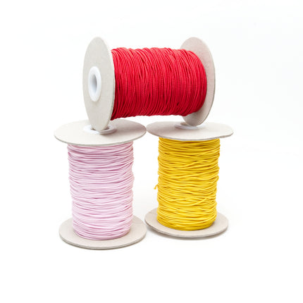 Thin Round Corded Hat Elastic in Special Colours - 1mm Width - Choice of Lengths - ThreadandTrimmings