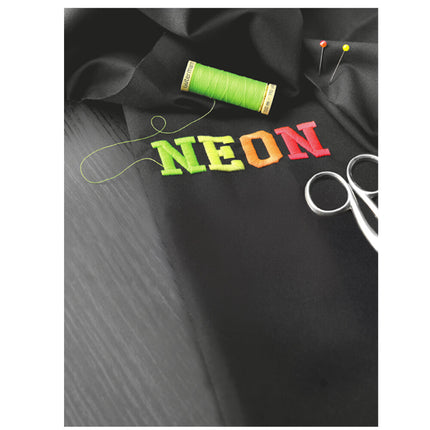 Gutermann Neon Thread Set - 4 x Bobbins of Neon Colours Sew All 100m Reels - ThreadandTrimmings