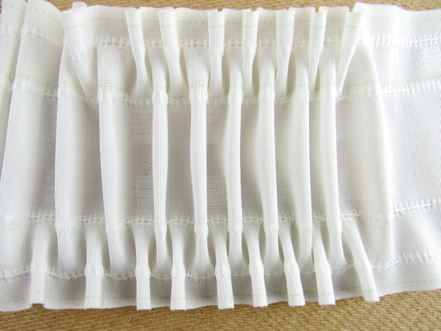 Curtain Heading Tape Pencil Pleat Smock  - 100mm Wide - Julia - Price per meter