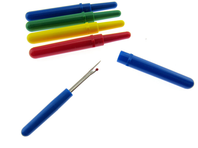 A selection of stitch rippers on a white background