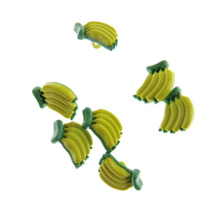 Banana Bunch Buttons with Shank - Children's Novelty Buttons - 20mm x 15mm