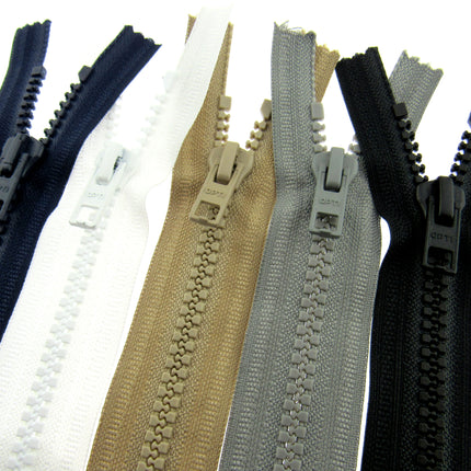 POCKET SPORT ZIP - 6" & 8" - PLASTIC CLOSED END- MADE by OPTILON - ThreadandTrimmings