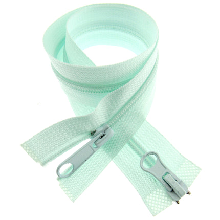 Two Way Nylon Open End Zip - 19" - (48cm) No 5 Chain - 19 Colours Available - ThreadandTrimmings