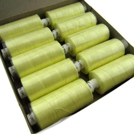 Coats Moon Sewing Thread 10 Reel Boxes Choose From 40 Colours 1000 Yards - ThreadandTrimmings