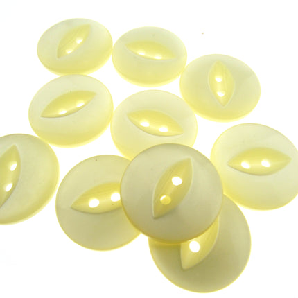 Round Fish Eye Buttons - XL Size 36 (23mm - 29/32") Sew Through Cardigan Buttons - ThreadandTrimmings