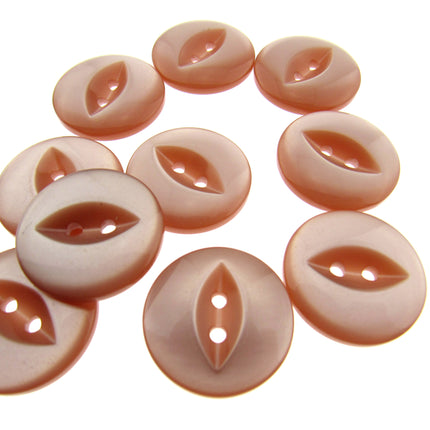 Round Fish Eye Buttons - XL Size 36 (23mm - 29/32") Sew Through Cardigan Buttons - ThreadandTrimmings