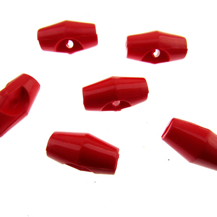 Baby Toggle Buttons Plastic 19mm 10pcs Choose From 18 Colours 19mm CT1 - ThreadandTrimmings