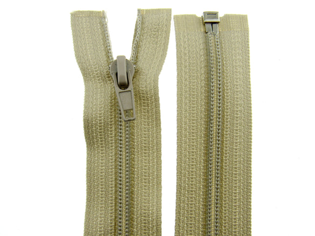 19" Nylon Open End Zips - No 5 Chain (Chain is 5mm Wide) CLEARANCE ZIPS - ThreadandTrimmings