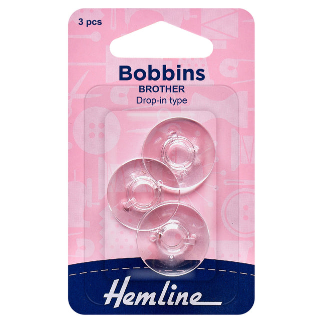 Brother Plastic Bobbin Drop In Type - 9.2mm High120.28 - ThreadandTrimmings