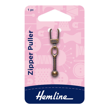 Zip Pullers - Replacement Zipper Pullers by Hemline - ThreadandTrimmings