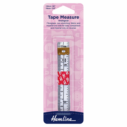 Hemline Tape Measure - Analogical 150cm - Metric/Imperial 149