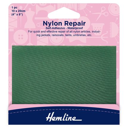Waterproof Patches Self Adhesive Nylon Repair Patch - 10cm x 20cm - Hemline H689 - ThreadandTrimmings