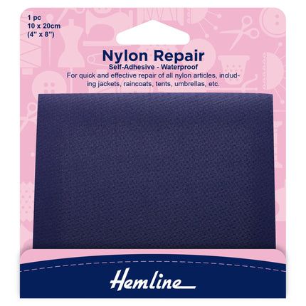 Waterproof Patches Self Adhesive Nylon Repair Patch - 10cm x 20cm - Hemline H689 - ThreadandTrimmings