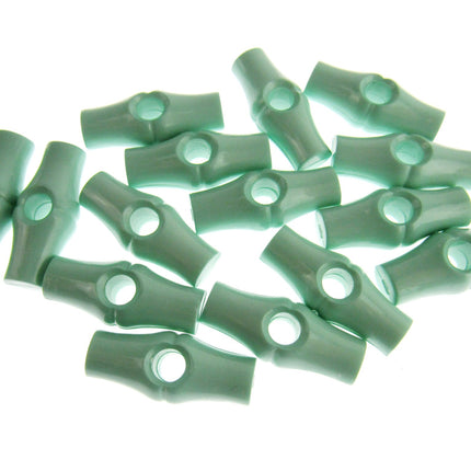 Baby Toggle Buttons 25mm 1 Inch Plastic Bamboo Design Choice of Colours & Qty - ThreadandTrimmings