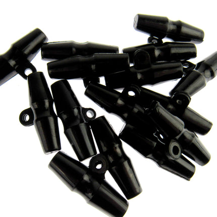 Duffle Coat Toggle Barrel Buttons with Shank 32mm Plastic Choose Col & Qty CT153 - ThreadandTrimmings