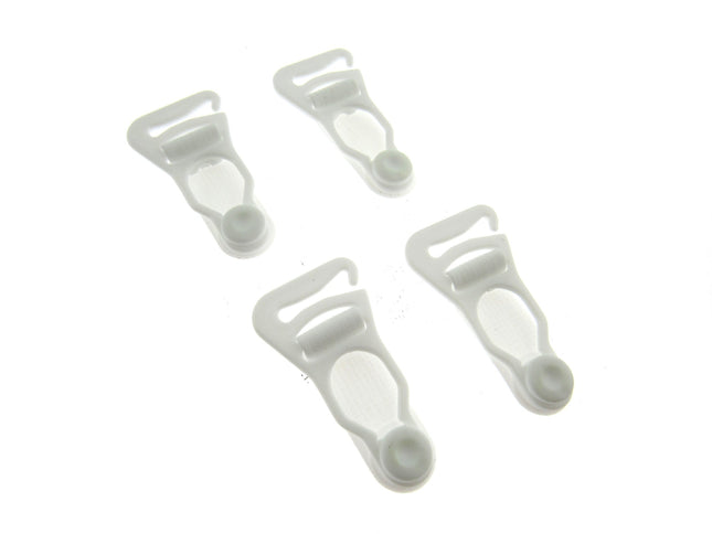Suspender Ends Stocking Clips Garter Belt Clips 16mm 2 Sets Pack of 4 Clips - ThreadandTrimmings