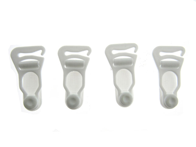 Suspender Ends Stocking Clips Garter Belt Clips 16mm 2 Sets Pack of 4 Clips - ThreadandTrimmings