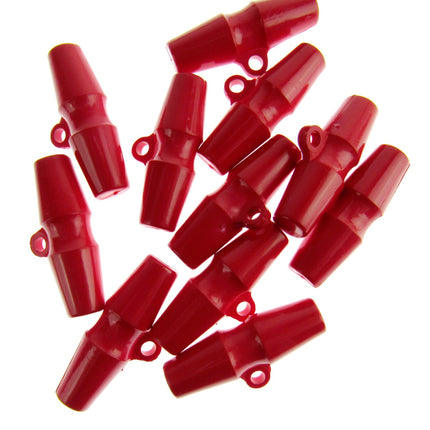 Duffle Coat Toggle Barrel Buttons with Shank 38mm Plastic Choose Col & Qty CT153 - ThreadandTrimmings
