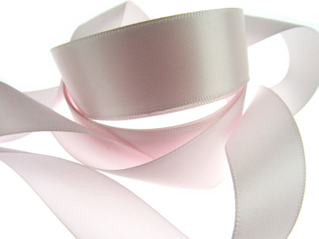 Double Sided Satin Ribbon Woven Edge - 7mm - Choice of 27 Colours, 5m, 50m - ThreadandTrimmings
