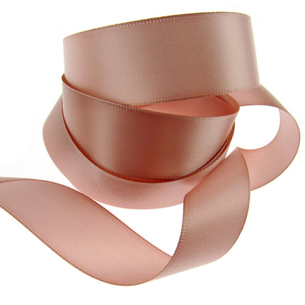 Double Sided Satin Polyester Ribbon - 15mm - Woven Edge - 27 Colours - ThreadandTrimmings