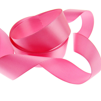 Double Sided Satin Ribbon Woven Edge - 7mm - Choice of 27 Colours, 5m, 50m - ThreadandTrimmings