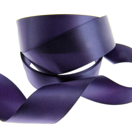 Double Sided Satin Polyester Ribbon - 15mm - Woven Edge - 27 Colours - ThreadandTrimmings