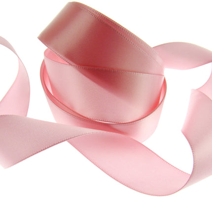 Double Sided Satin Polyester Ribbon - 15mm - Woven Edge - 27 Colours - ThreadandTrimmings