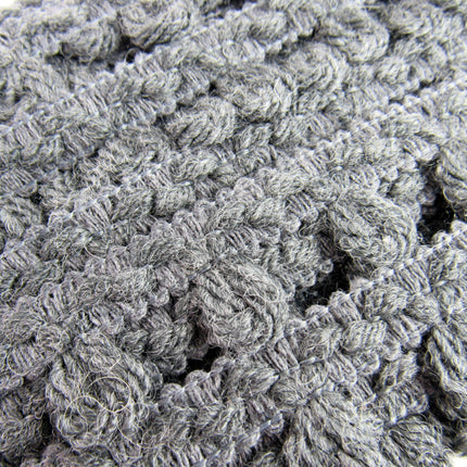 Woolen Braided Fringe Trimmings - Natural Colour Mix - 25mm - Trim By The Meter