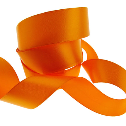 Double Sided Satin Polyester Ribbon Woven Edge 10mm - Choice of 27 Colours - ThreadandTrimmings