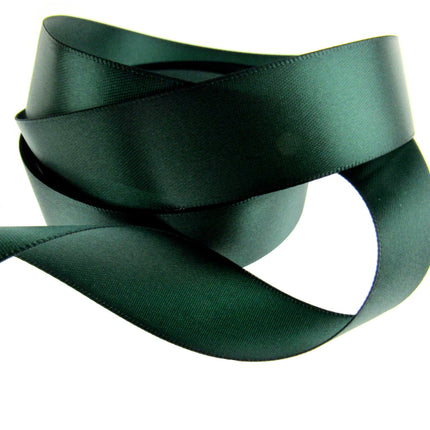 Double Sided Satin Polyester Ribbon Woven Edge 10mm - Choice of 27 Colours - ThreadandTrimmings