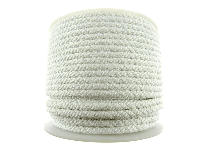 Rayon Braided Lacing Drawstring Cord by British Trimmings - Narrow 4mm Wide Cord - ThreadandTrimmings