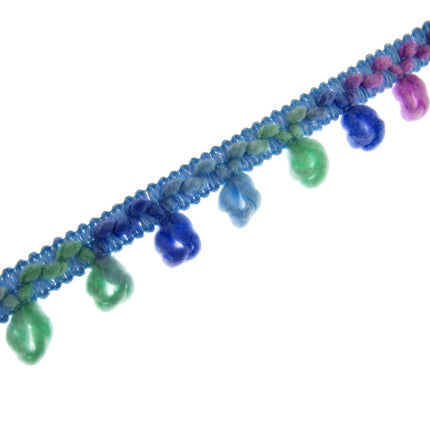 Woolen Unicorn Braided Trim - Truly Beautiful Colour Mix - 25mm - By The Meter