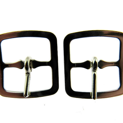 Pair of Silver Shoe or Kilt Buckles 16mm or 19mm - Pick Size & Quantity CX73
