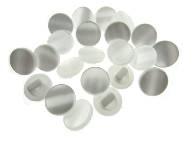 Small Round Pastel Rainbow Shank Buttons 13mm Choose from 9 Colour Ways CP6 - ThreadandTrimmings
