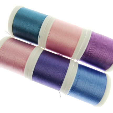 Madeira Polyneon Embroidery Thread Mix - 400m Reels x 6 - Unicorn Colour Mix - ThreadandTrimmings